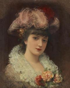 EISMAN SEMENOWSKY Emile 1857-1911,Portrait of a young woman,1883,Bonhams GB 2023-03-08