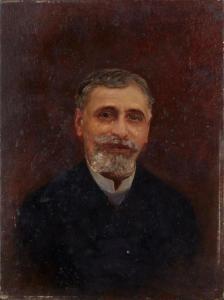 EISMAN SEMENOWSKY Emile 1857-1911,Portrait présumé de Maurice Rodrigues-Hen,1887,Chayette et Cheval 2024-04-12