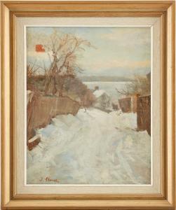 EKENAES Jahn 1847-1920,Vinter,Uppsala Auction SE 2020-08-18