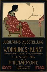 EKHARD,JUBILÄUMS - AUSSTELLUNG FÜR WOHNUNGS - KUNST,1906,Swann Galleries US 2015-05-07