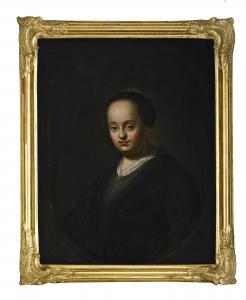 EKLUND Anders 1737-1802,Porträtt av ung dam efter Rembrandt,Stockholms Auktionsverket SE 2009-11-25