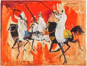 EL GLAOUI Hassan 1924-2018,Untitled (Three Horsemen),Sotheby's GB 2024-03-21
