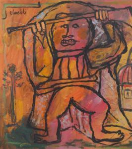 El Mekki Hatem 1916-2003,Homme au fusil,Ader FR 2023-02-17