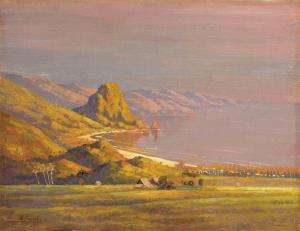 ELAND LEONARDUS Joseph Eland 1884-1952,Sunset at an Indonesian bay,Christie's GB 2011-09-20
