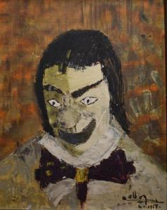 ELBAZ Andre 1934,Portrait de clown,Millon & Associés FR 2018-10-30