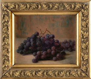 ELDRED Lemuel D 1848-1921,Still life of grapes,Eldred's US 2024-04-05