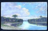 Eldredge M 1900-1900,A River Scene,Bonhams GB 2005-10-16