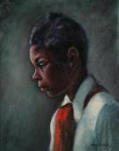 ELEY JUMP KAGAN SARAH 1900-1900,PORTRAIT OF AFRICAN AMERICAN GIRL,Sloans & Kenyon US 2012-06-23
