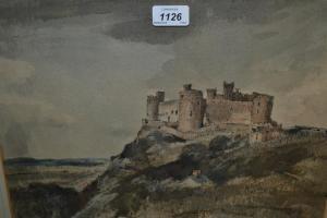 ELIAS Arthur Edward 1800-1900,Harlech Castle,Lawrences of Bletchingley GB 2016-09-06
