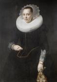 ELIAS Nicolaes Pickenoy,Portrait of a lady, standing,three-quarter-length,,Bonhams 2011-07-06