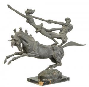 Eliscu Frank 1912-1996,Circus Dancers on Horseback,Brunk Auctions US 2018-11-16