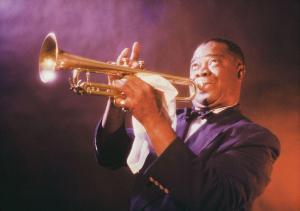 ELISOFON Eliot 1911-1973,Le musicien de Jazz Louis Armstrong jouant de l,1954,Cornette de Saint Cyr 2022-09-22