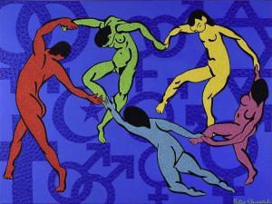 ELKANOVICH Natan 1966,Utopie-Hommage to Matisse,2019,Conan-Auclair FR 2023-10-28