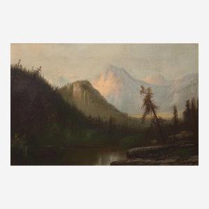 ELKINS Henry Arthur 1847-1884,Mountain Landscape,Freeman US 2022-12-06