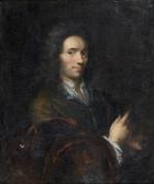 ELLIGER Ottomar II 1666-1735,Portrait d'Arnold Houbraken (1660 - 1719),Tajan FR 2010-12-13