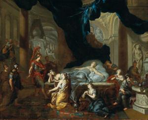ELLIGER Ottomar II 1666-1735,The Death of Cleopatra,Palais Dorotheum AT 2019-10-22