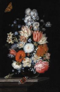 ELLINGER Ottmar 1666-1732,Still life with Flowers,1667,Lempertz DE 2015-05-16