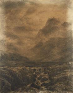 ELLIOT James 1882-1897,Mountain landscape,1896,Rosebery's GB 2019-08-17