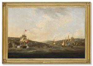 ELLIOT Thomas,The capture of the 32-gun French frigate Amiable a,1791,Christie's 2021-07-09