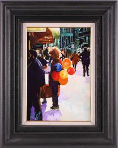 ELLIOTT Graham 1943,Lady with Balloons, Amsterdam,Dawson's Auctioneers GB 2022-07-28