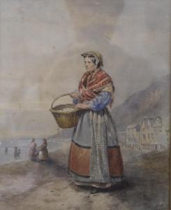 ELLIOTT J,Cockle Picker,1866,Rowley Fine Art Auctioneers GB 2021-07-03