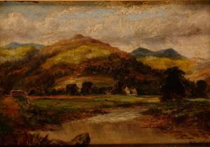 ELLIOTT J,Farmstead in the Welsh Hills,1875,Bamfords Auctioneers and Valuers GB 2021-06-30