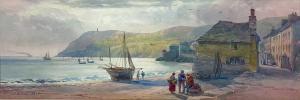 ELLIOTT James 1848-1874,Kingsand Bay,1871,David Lay GB 2022-08-04