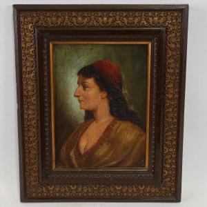 ELLIS Alfred 1890-1920,Classical portrait of a woman,1891,Burstow and Hewett GB 2021-04-30