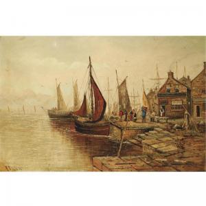 ELLIS Alfred 1890-1920,THE ARRIVAL OF THE FISHERMEN,Sotheby's GB 2007-09-04