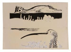 ELLIS Clifford 1907-1985,Curlew bird,Dreweatts GB 2017-01-10
