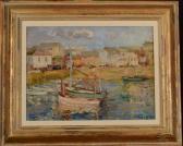 ELLIS Howard 1887-1962,St Ives Harbour Signed,David Lay GB 2017-10-26