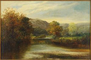 ELLIS J 1800-1900,Landscape with Stream,Susanin's US 2018-03-28