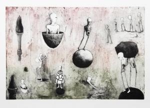 ELLIS Jonathan 1953,Untitled - Surrealist Composition,1987,Ro Gallery US 2023-09-14