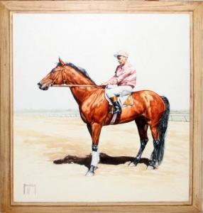 ELLIS Russ,JOCKEY ON HORSEBACK,Du Mouchelles US 2008-04-20