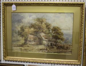 Ellis W,Cottage in a Landscape,Tooveys Auction GB 2017-11-01