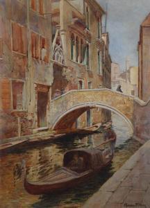 ELLISON Thomas 1866-1942,A gondola on a Venetian canal,1942,Bonhams GB 2011-11-09