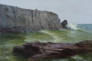 ELLSWORTH DUNGAN EVA 1898-1952,BALD HEAD CLIFF, OGUNQUIT MAINE,1921,Sloans & Kenyon US 2011-09-16