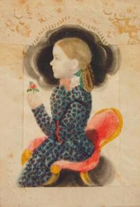 ELLSWORTH James Sanford 1802-1874,Girl (Age 6-8),1853,Rachel Davis US 2021-12-04