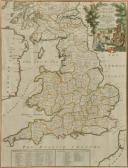 ELLYS John 1701-1757,A Modern Map of the Post Roads of England and Wale,Mallams GB 2013-10-02