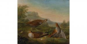 ELMER Stephen 1717-1796,A covey of partridges in a landscape,Mallams GB 2021-03-10