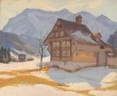 ELMIGER Franz 1882-1934,Eigental im Winter,1920,Fischer CH 2014-11-26