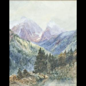 ELSNER Karl 1865-1935,Cadini di Misurina nelle Dolomiti,1925,Von Morenberg IT 2012-03-25