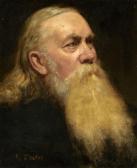 Elster Gottfried Rudolf 1820-1872,Portrait eines bärtigen Mannes,Zeller DE 2024-04-04
