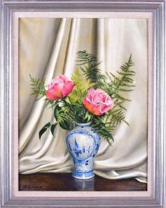Elwes Cecilia 1874-1952,two floral still lifes,Dawson's Auctioneers GB 2018-11-27