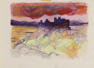 ELWYN John 1916-1997,Harlech Castle,Sworders GB 2023-04-25