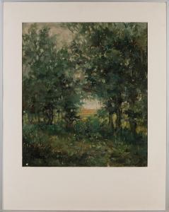 ELZER Ruurd 1915-1995,Forest view,1960,Twents Veilinghuis NL 2021-07-08
