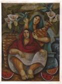EMART AIDA 1962,Mujeres con cántaros y flores.,Morton Subastas MX 2014-04-12