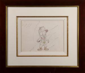 EMERSON CLAMPETT ROBERT 1913-1984,Elmer Fudd and Bugs Bunny,1943,Clars Auction Gallery US 2018-04-21