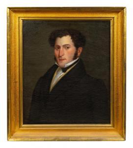 EMERSON COLE Lyman 1812-1878,Portrait of a Man,Hindman US 2021-10-13