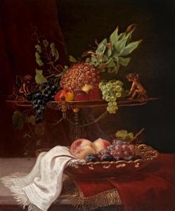 EMERSON KEITH Elizabeth 1838-1882,Still life with tazza and fruit,Bonhams GB 2014-08-05
